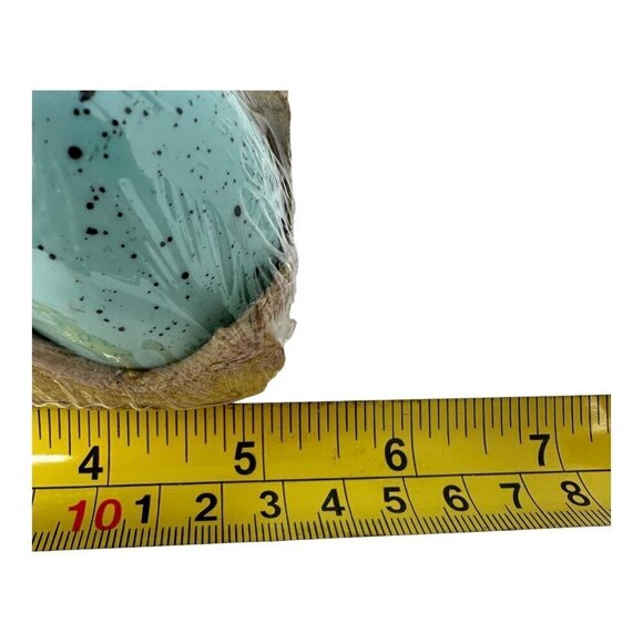 Farmhouse Speckled Eggs Crate Tiered Tray Decor Plastic Blue Pink Yellow Gift - Picture 8 of 11